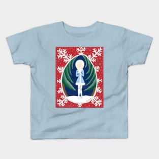 Snegurochka (Fairy Tale Fashion Series 3) Kids T-Shirt